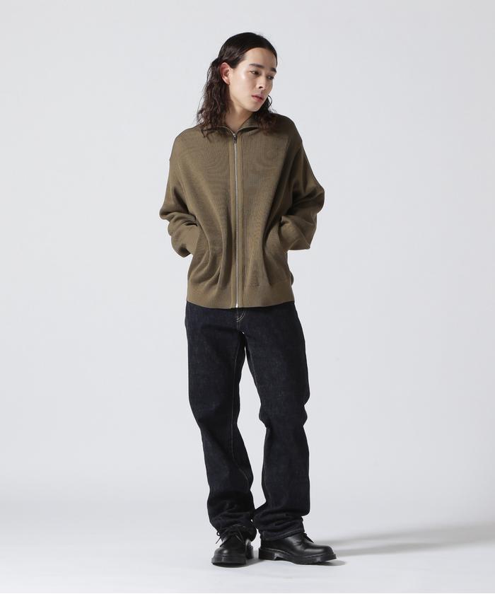 YOKE RIB ZIP-UP CARDIGAN サイズ2