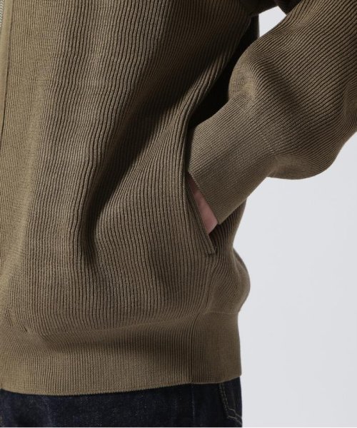 YOKE/ヨーク/RIB ZIP UP CARDIGAN ZIP UP