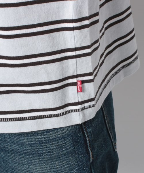 LEVI’S OUTLET(リーバイスアウトレット)/RED TAB ヴィンテージ Tシャツ ブルー FINLEY STRIPE/img04