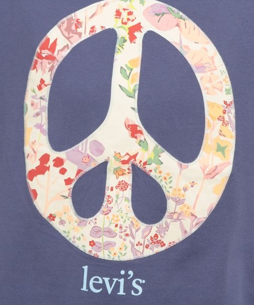 LEVI’S OUTLET(リーバイスアウトレット)/グラフィックTシャツ ブルー FLORAL PEACE SIGN/img05