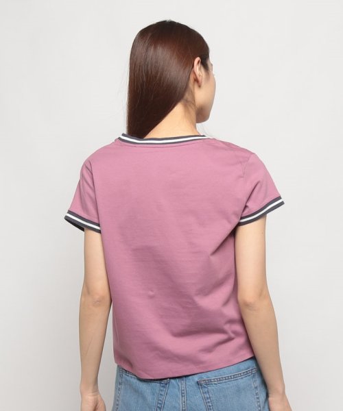 LEVI’S OUTLET(リーバイスアウトレット)/SILVERTAB（TM） グラフィックTシャツ ピンク BORDEAUX/img02
