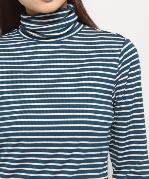 LEVI’S OUTLET(リーバイスアウトレット)/RUSCHED TURTLENECK DILL STRIPE GIBRALTER SEA/img03