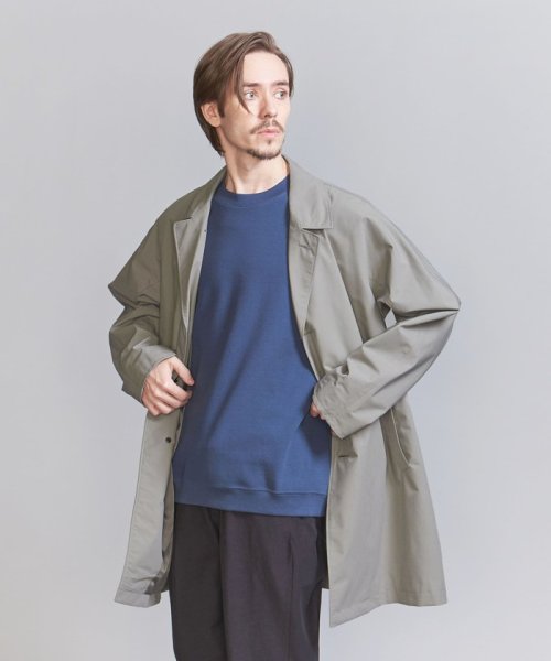 BEAUTY&YOUTH UNITED ARROWS(ビューティーアンドユース　ユナイテッドアローズ)/F/MIX シャンブレー ドルマン コート/img04