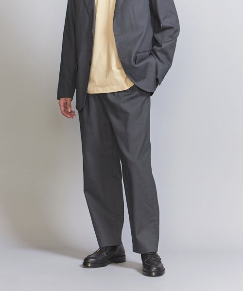 ソロテックス 1プリーツ テーパード パンツ ‐セットアップ対応‐ 