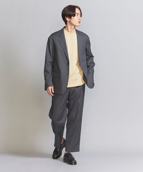 ソロテックス 1プリーツ テーパード パンツ ‐セットアップ対応‐ 