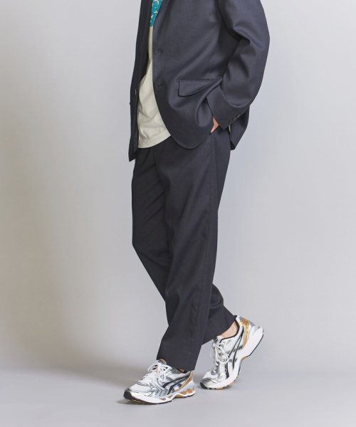 ソロテックス 1プリーツ テーパード パンツ ‐セットアップ対応‐ 