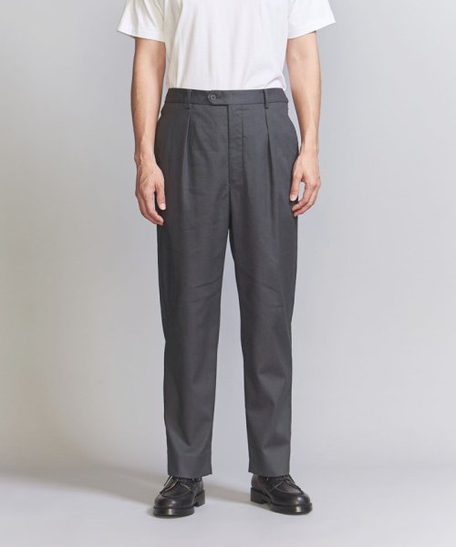 ソロテックス 1プリーツ テーパード パンツ ‐セットアップ対応‐ 