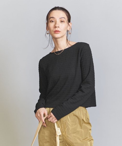 BEAUTY&YOUTH UNITED ARROWS(ビューティーアンドユース　ユナイテッドアローズ)/シャーリング トップス －2WAY－/img07