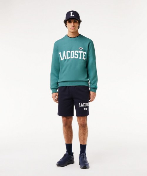 LACOSTE Mens(ラコステ　メンズ)/フロッキーカレッジロゴクルーネックスウェット/img11