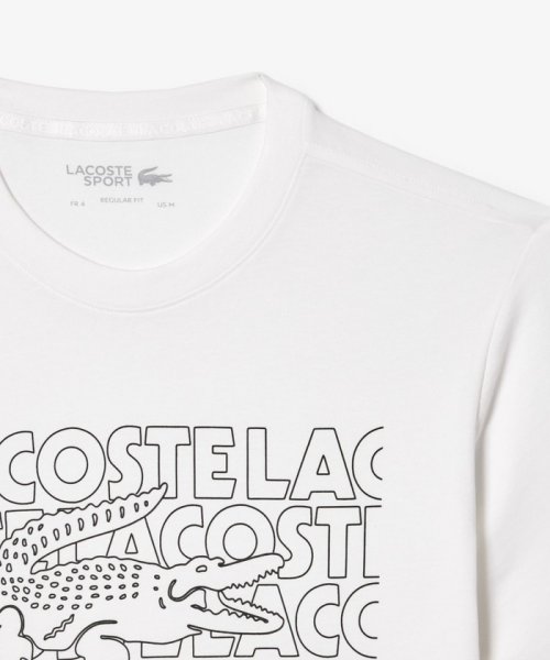 LACOSTESPORTS MENS(ラコステスポーツ　メンズ)/ネーム＆ワニロゴグラフィックドライTシャツ/img04