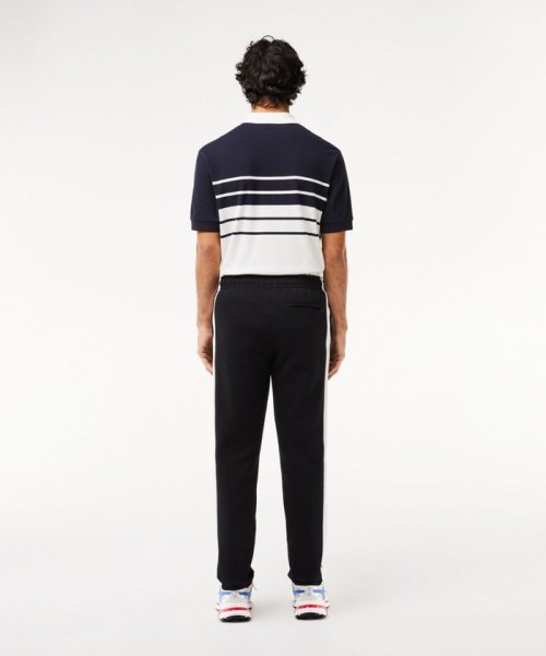 LACOSTE Mens(ラコステ　メンズ)/オーガニックコットン センタークリース ニットテーピングライントラックパンツ/img02