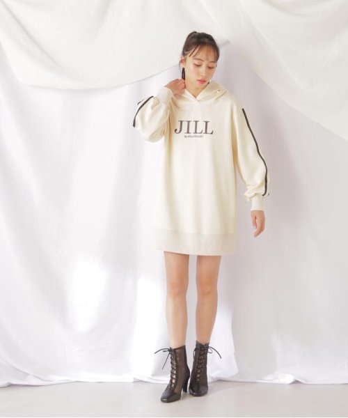 JILL by JILL STUART(ジル バイ ジル スチュアート)/バイカラーフーディーミニワンピース/img03