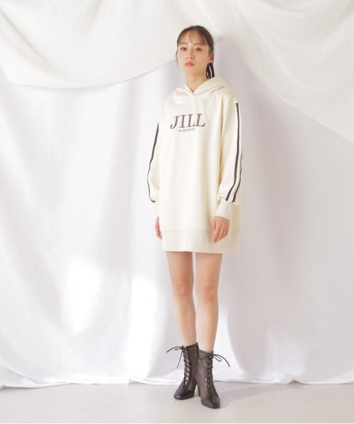 JILL by JILL STUART(ジル バイ ジル スチュアート)/バイカラーフーディーミニワンピース/img04