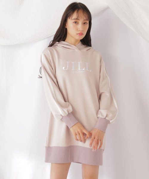 JILL by JILL STUART(ジル バイ ジル スチュアート)/バイカラーフーディーミニワンピース/img15