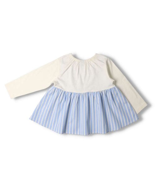 Crescent(クレセント)/【子供服】 crescent (クレセント) ストライプ切替Ｔシャツ 80cm～130cm N22801/img02