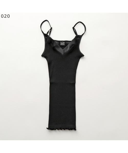 Oscalito キャミソール 16130 サテントリム リブ Oscalito キャミソール サテントリム