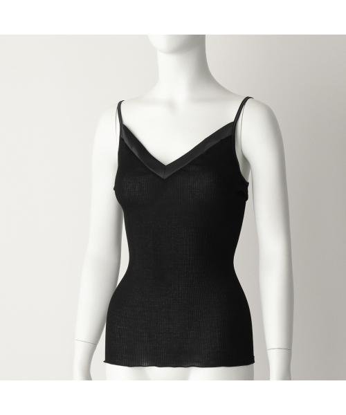 Oscalito キャミソール 16130 サテントリム リブ Oscalito キャミソール サテントリム