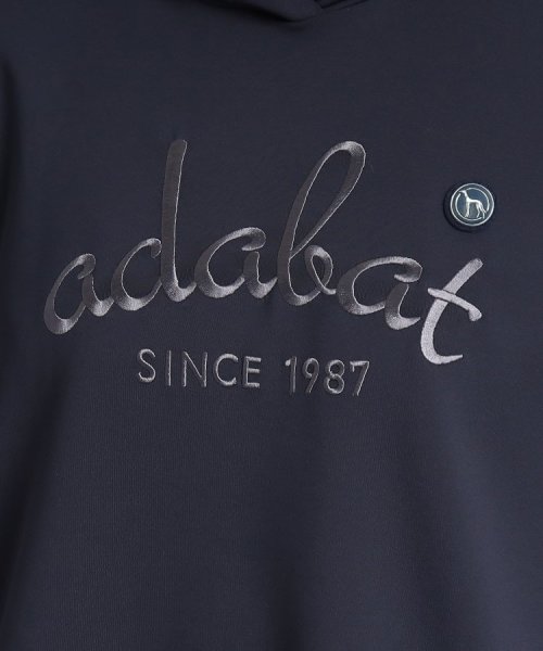 adabat(アダバット)/【透け防止/接触冷感】刺しゅうロゴデザイン フーディ/img13