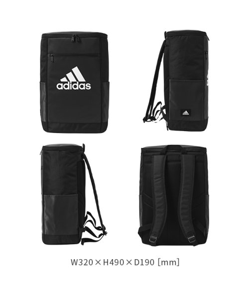 Adidas(アディダス)/アディダス リュック リュックサック 31L スクエア ボックス型 通学 男子 女子 大容量 かわいい スポーツブランド adidas 63771/img03