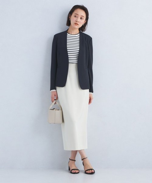 サラフール ノーラペル ジャケット ◇No06◇ W58 着用サイズ：M 防シワ B77 H88 B80 H86