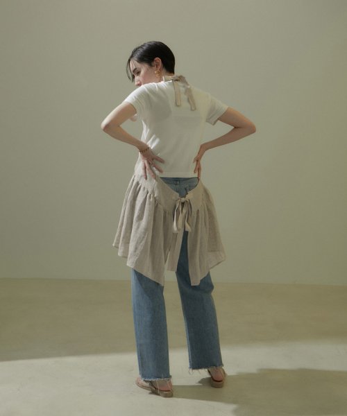 サロン　アダム　エ　ロペ(サロン　アダム　エ　ロペ)/【DELIY（デリー）】LINEN LENO WEAVE APRON/img02