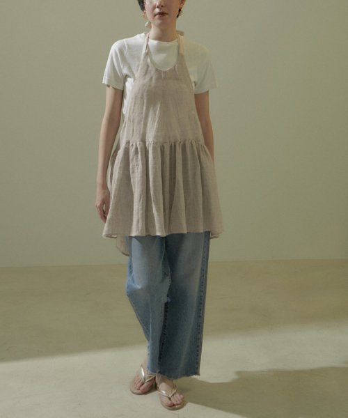 サロン　アダム　エ　ロペ(サロン　アダム　エ　ロペ)/【DELIY（デリー）】LINEN LENO WEAVE APRON/img03