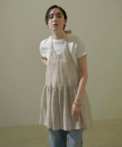 サロン　アダム　エ　ロペ(サロン　アダム　エ　ロペ)/【DELIY（デリー）】LINEN LENO WEAVE APRON/img05