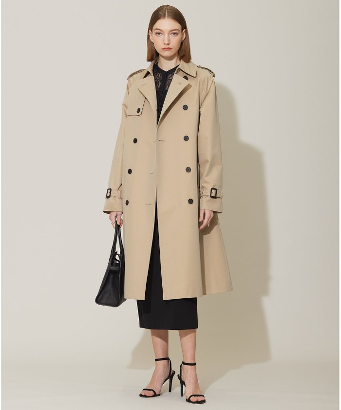 撥水加工】TCシャンブレーツイル トレンチコート(505911279 撥水加工】TCシャンブレーツイル トレンチコート(505911279