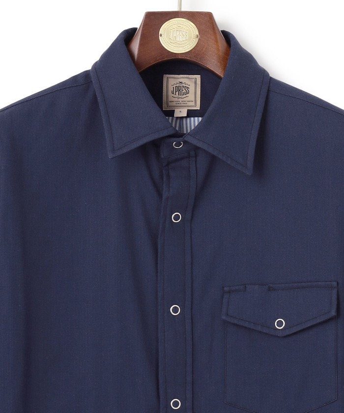 軽快な着心地 / ウォッシャブル】シャツブルゾン(505911281)｜HANKYU