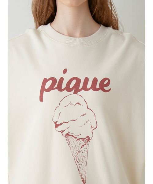 gelato pique(gelato pique)/【UNISEX】裏毛ワンポイントプルオーバー/img12