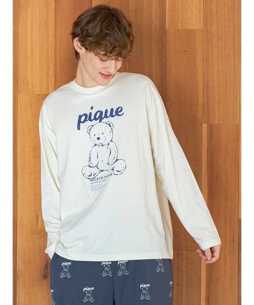 gelato pique(gelato pique)/【UNISEX】ワンポイントロンT/img08