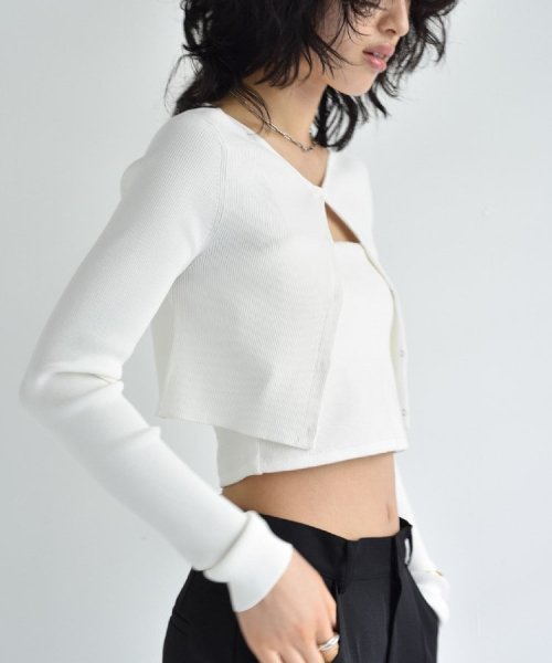 CODE A｜open front cardigan CODE FAV