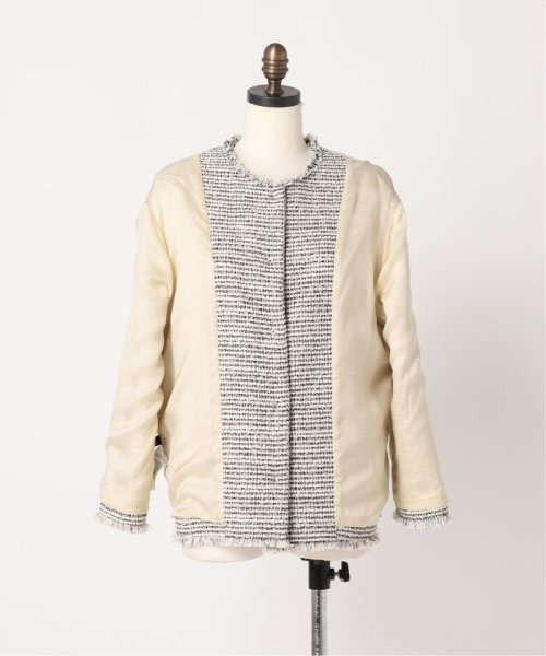 GIOLICA MIXツイードWIDEジャケット 身長 165cm　着用サイズ