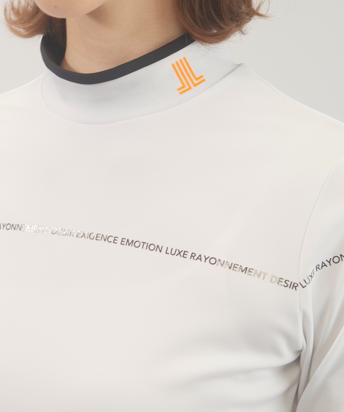 WEB限定】モックネック長袖シャツ【吸汗/UV/ストレッチ/ECO