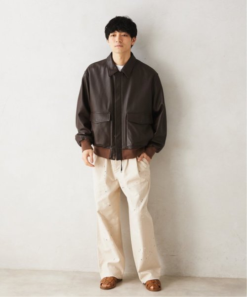 《追加》【SKOOKUM / スクーカム】別注 A－2 レザージャケット SKOOKUM スクーカム