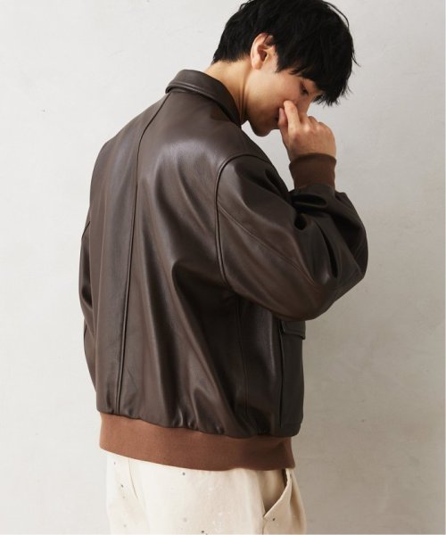 《追加》【SKOOKUM / スクーカム】別注 A－2 レザージャケット SKOOKUM スクーカム