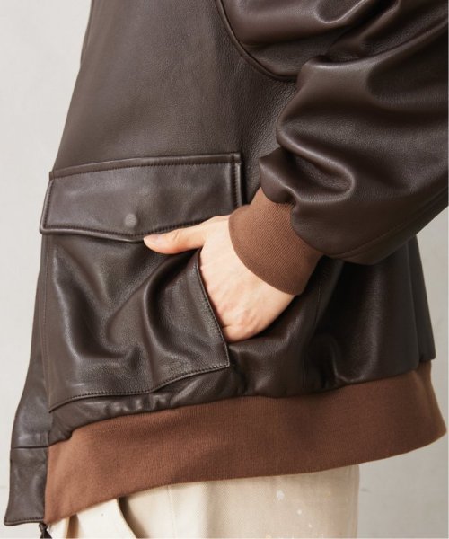 《追加》【SKOOKUM / スクーカム】別注 A－2 レザージャケット SKOOKUM スクーカム