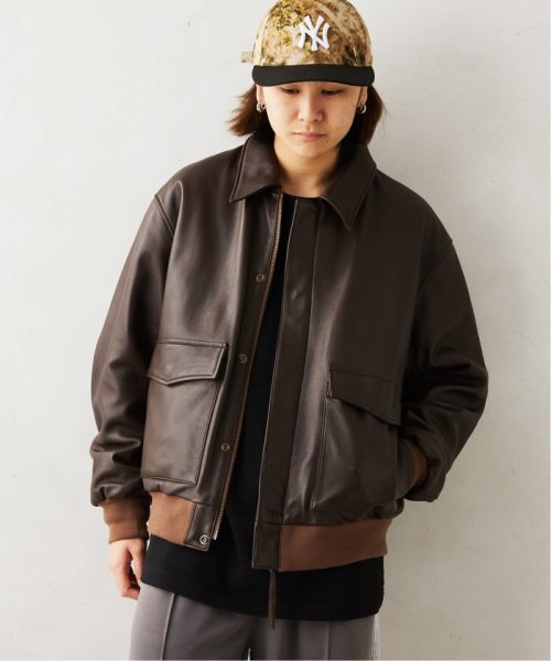 《追加》【SKOOKUM / スクーカム】別注 A－2 レザージャケット SKOOKUM スクーカム