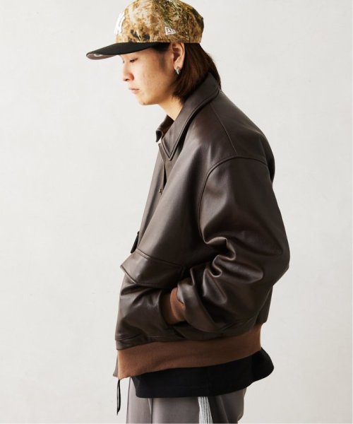 《追加》【SKOOKUM / スクーカム】別注 A－2 レザージャケット SKOOKUM スクーカム