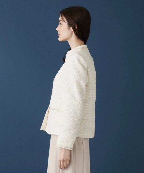 ノーカラージャケット 