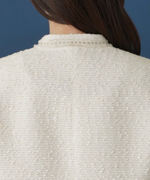 ノーカラージャケット 