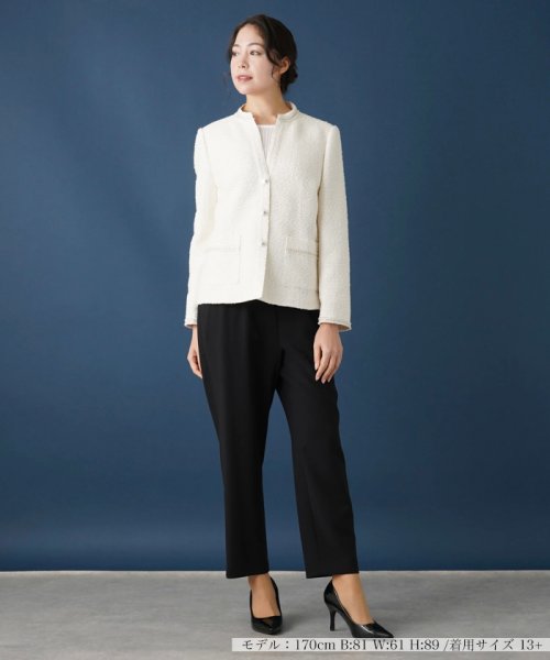 ノーカラージャケット 