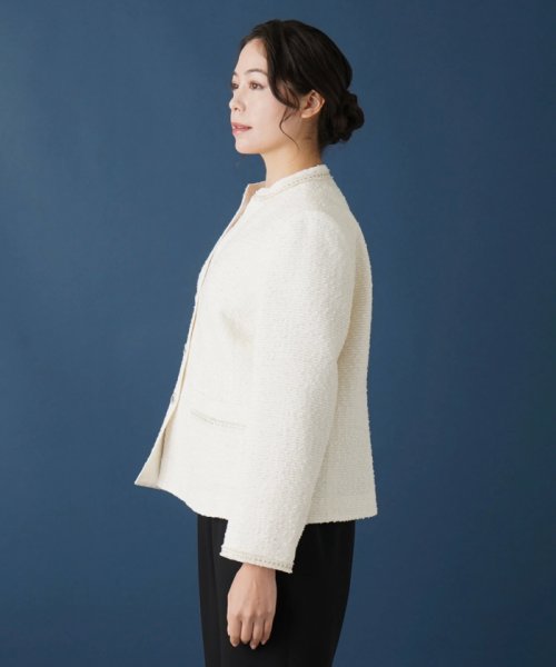 ノーカラージャケット 