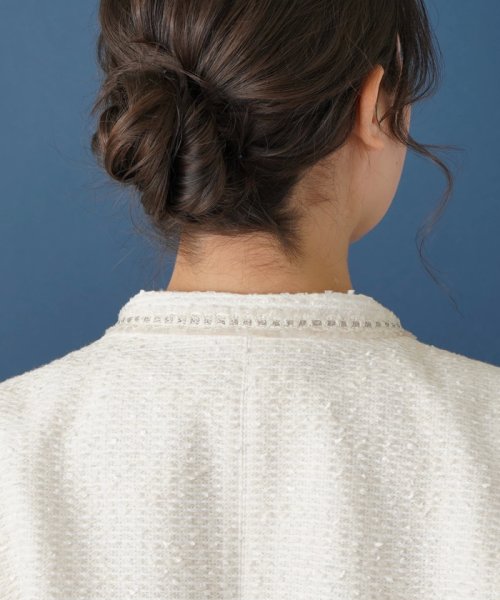 ノーカラージャケット 