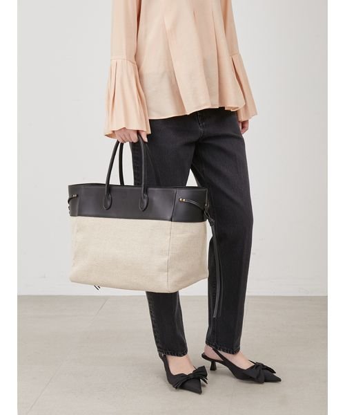 サイドフリンジキャンバストートバッグ 予めご了承ください