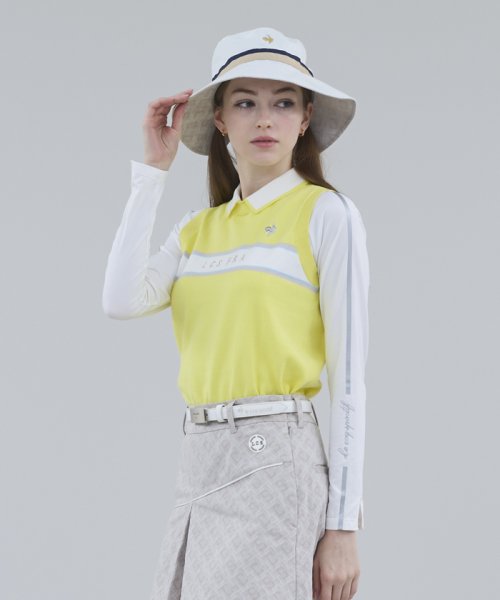 le coq sportif GOLF (ルコックスポルティフ（ゴルフ）)/襟脱着ノースリーブニットシャツ【RIJOUME/リジューム】/img08