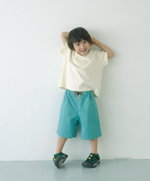 green label relaxing （Kids）(グリーンレーベルリラクシング（キッズ）)/【WEB限定】天竺 切り替え Tシャツ 100cm－130cm/img02