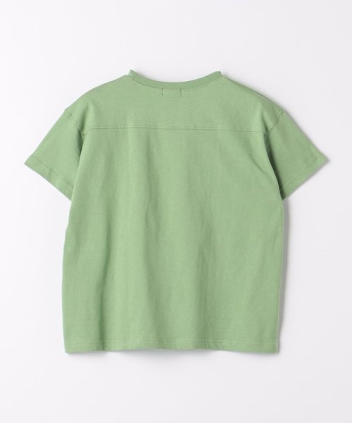 green label relaxing （Kids）(グリーンレーベルリラクシング（キッズ）)/【WEB限定】天竺 切り替え Tシャツ 100cm－130cm/img04