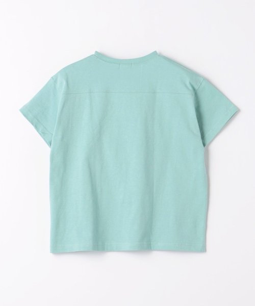 green label relaxing （Kids）(グリーンレーベルリラクシング（キッズ）)/【WEB限定】天竺 切り替え Tシャツ 100cm－130cm/img23