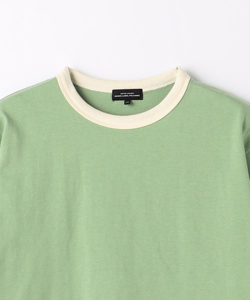 green label relaxing （Kids）(グリーンレーベルリラクシング（キッズ）)/TJ 天竺 リンガー Tシャツ 100cm－130cm/img16